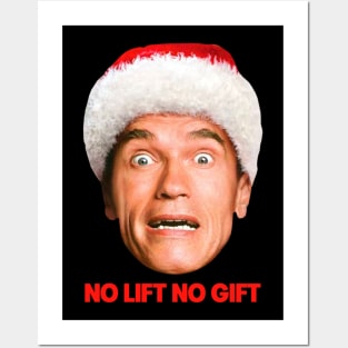 No Lift No Gift Christmas Posters and Art